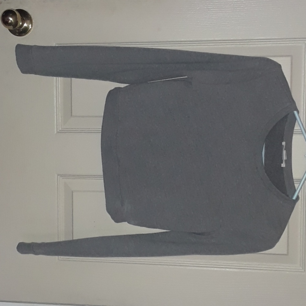 A light grey cropped top from Forever 21